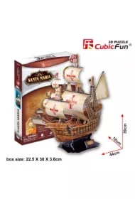 Puzzle 3D 113 el. Żaglowiec Santa Maria