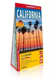 Comfort! map California 1:250 000 w.2025
