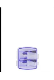 Temperówka kosmetyczna do kredek z czyścikiem