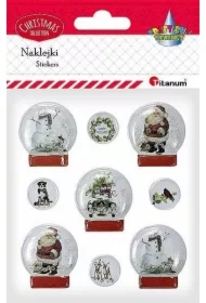 Naklejki 3D Kule śnieżne