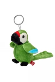 Brelok papuga ara zielona 11cm