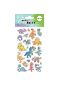 Naklejki 3D Puffy Dino 10x20cm HAPPY COLOR
