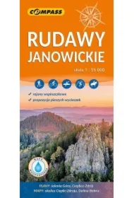 Rudawy Janowickie mapa laminowana skala 1 : 25 000