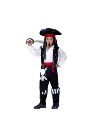 Strój Pirat Kapitan rozm. 120/130cm