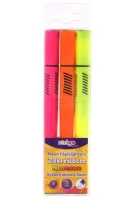 Zakreślacze trójkątne neonowe