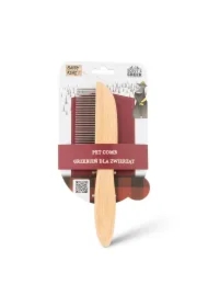 Grzebień dla zwierząt, z bambusową rączką, 5, 5 x 21, 5 cm