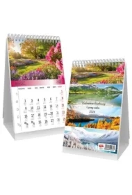 Kalendarz biurkowy 2026 Cztery pory roku