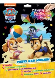 Psi Patrol. Zdrapuj, koloruj, naklejaj