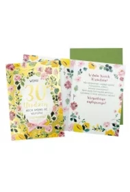 Karnet B6 Urodziny 30 (kwiaty)