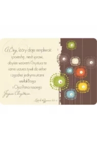 Magnes na lodówkę - A Bóg który daje cierpliwość