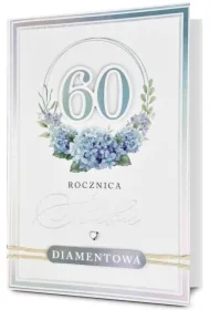Karnet Rocznica ślubu 60
