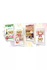 Karnet DL De Lux Urodziny 50