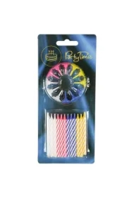 Świeczki urodzinowe 12 podstawek Party DS0805