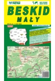 Beskid Mały 1:50 000 mapa turystyczna PIĘTKA