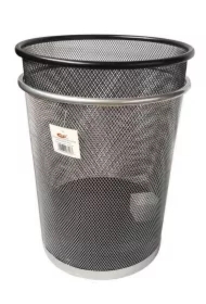 Kosz okrągły czarny