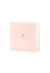 Księga Gości For sweet memories 20.5x20.5cm róż