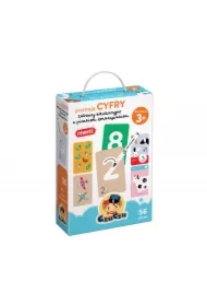CzuCzu Poznaję cyfry Zabawy edukacyjne z pisakiem zmazywakiem 3+