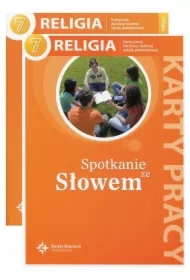 Pakiet: Spotkanie ze Słowem. Podręcznik i karty pracy do religii dla klasy 7 szkoły podstawowej