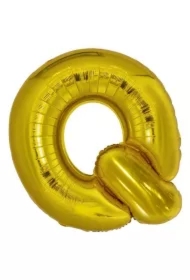 Balon foliowy litera Q złota