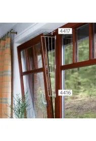 Kratka zabezpieczająca do okna biała skośna