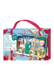 Puzzle drewniane 3D - Stwórz pejzaż miejski Nowy Jork