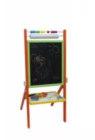 Tablica stojąca magnetyczno-kredowa z akcesoriami
