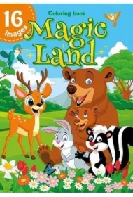 Kolorowanka A4 16 obrazków Magiczna kraina