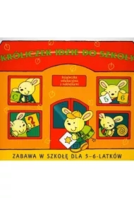 Zabawa w szkołę. Króliczek idzie do szkoły  Skrzat
