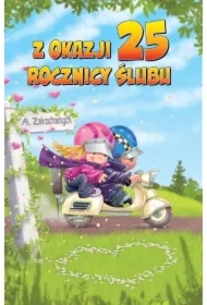 Karnet okolicznościowy Rocznica Ślubu 25