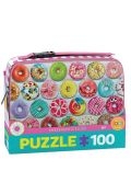 Фото - Пазли й мозаїки Donuts Puzzle 100 z lunch box Delightful  9100-5825 