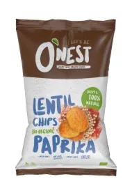 Chipsy z soczewicy paprykowe