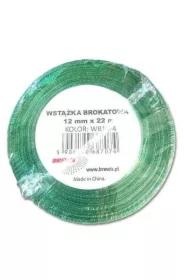 Wstążka brokatowa WB12-4 zielona