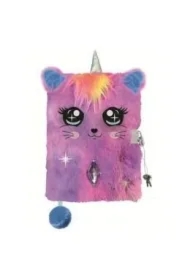 Pamiętnik z kłódką A5 3D włochacz Catcorn