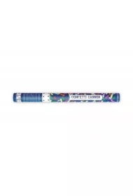 Tuba z konfetti i serpentynami mix 60cm