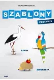 Szablony - Zestaw 3 - Ptaki, zwierzęta