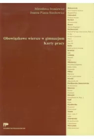 Obowiązkowe wiersze w gimnazjum. Karty pracy