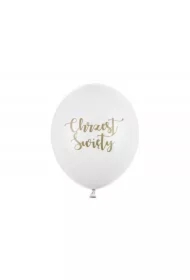Balony Chrzest Święty Pastel
