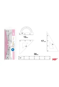Zestaw geometryczny jednorożec 4el w etui