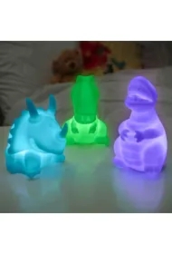 Lampki dinozaury zmieniające kolor