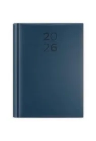 Kalendarz 2026 A5 dzienny print niebieski