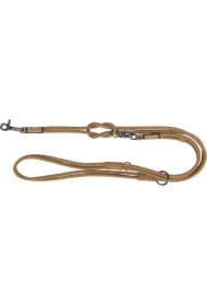 Be Nordic, Smycz dla psa, brązowa, skórzana, XS-L: 2 m/o 8 mm