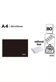 Blok rysunkowy A4/80K 110g