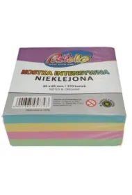 Kostka nieklejona 85x85mm 370 kartek kolorowa
