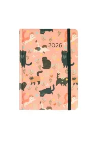 Kalendarz 2026 B6 dzienny Koty