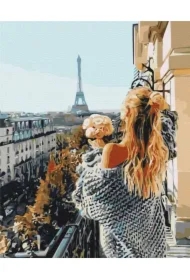 Malowanie po numerach - Mademoiselle w Paryżu