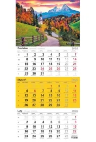 Kalendarz trójdzielny 2026