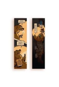 Zakładka kartonowa - Książka oświeca