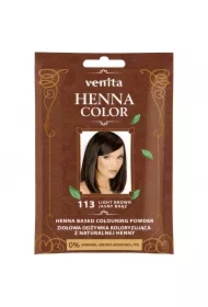 Henna Color ziołowa odżywka koloryzująca z naturalnej henny 113 Jasny Brąz