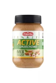Krem orzechowy mix crunchy bez dodatku cukru ACTIVE bezglutenowy