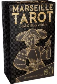 Marseille Tarot, karty do wróżenia, edycja złota i czarna